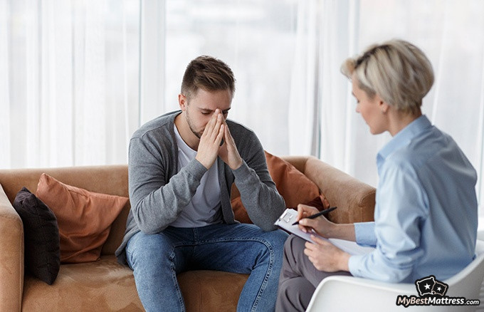 Vivid Dreams - a man talking to his therapist.