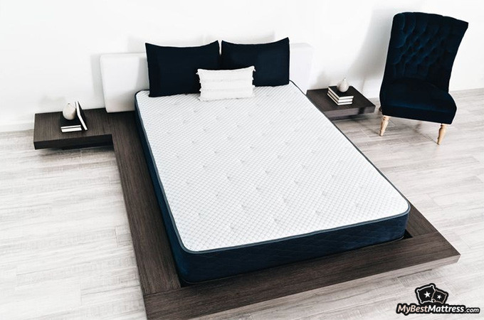 Arctic Dreams mattress review: overhead view of the Arctic Dreams mattress Arctic Dreams mattress review: overhead view of the Arctic Dreams mattress