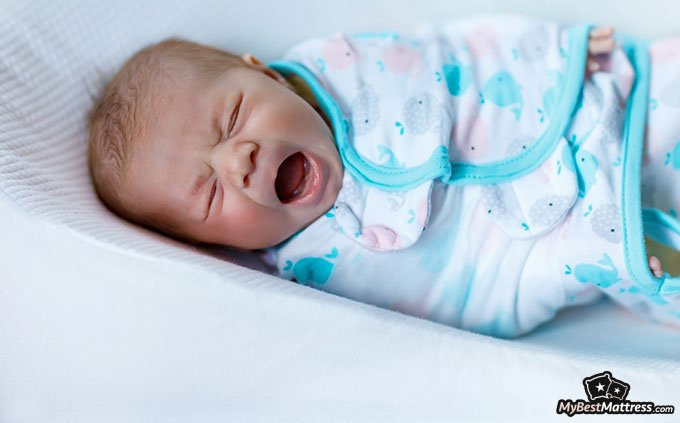 Cry it out method: baby crying Cry it out method: baby crying