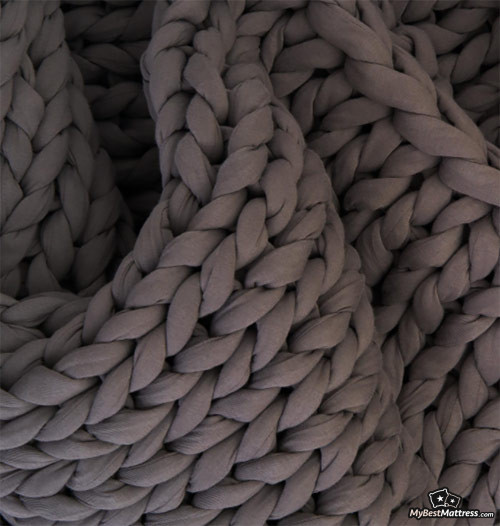 Bearaby review: the blanket upclose. Bearaby review: the blanket upclose.