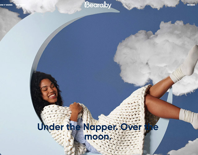 Bearaby Napper Weighted Blanket review: homepage Bearaby Napper Weighted Blanket review: homepage