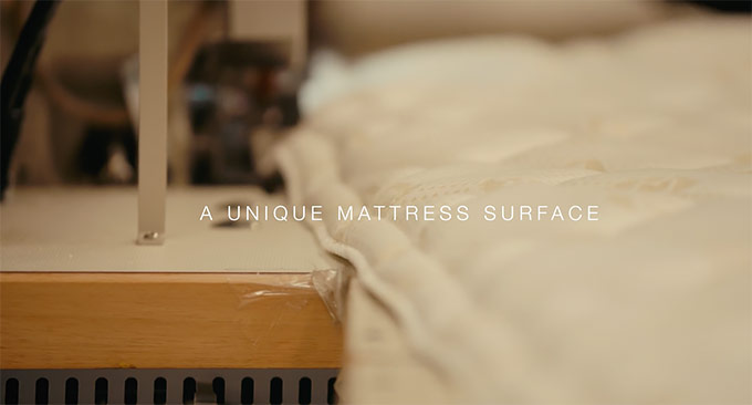 Makin Mattresses review: Bellissimo mattress surface. Makin Mattresses review: Bellissimo mattress surface.