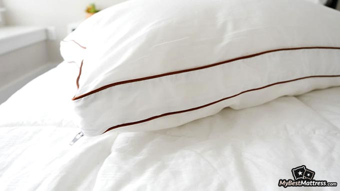 Best cooling pillow: Saatva Dreams pillow.