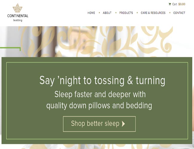 Continental Bedding Pillow Review Continental Bedding Pillow Review