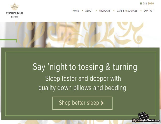 Continental Bedding Pillow Review Continental Bedding Pillow Review