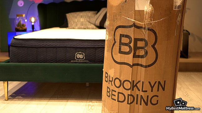 Brooklyn Bedding Aurora Review: what the mattress will look like once delivered.