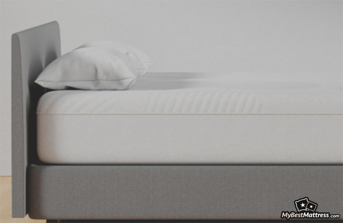 Casper Element Review: casper mattress on a bed frame. Casper Element Review: casper mattress on a bed frame.