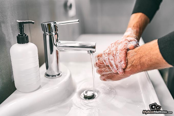 Coronavirus sleep: washing your hands during the COVID-19 pandemic. Coronavirus sleep: washing your hands during the COVID-19 pandemic.