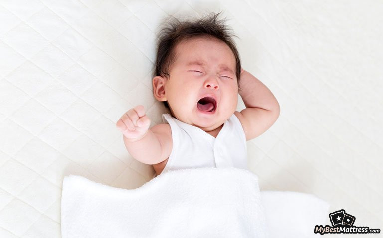 Cry it out method: baby crying Cry it out method: baby crying