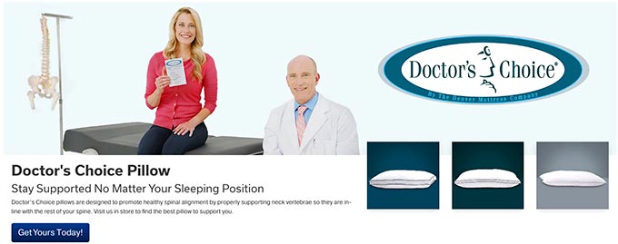 denver mattress doctor's choice pillow top
