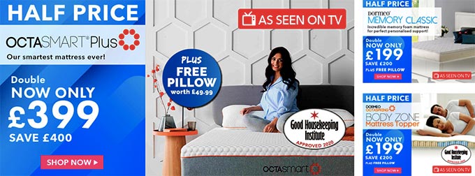 Dormeo mattress review: as seen on TV.