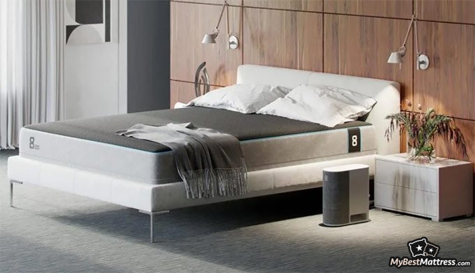 Eight Sleep Pod review: mattress display.