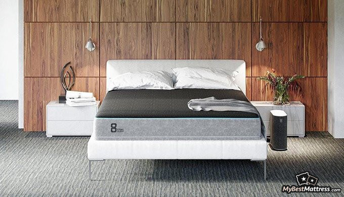 Eight Sleep Pod review: mattress display.