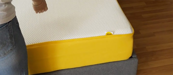Eve mattress review: Eve mattress up close. Eve mattress review: Eve mattress up close.
