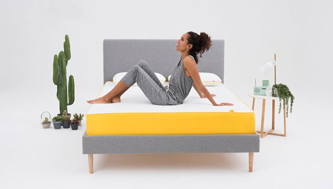 Eve mattress review: Eve mattress in a room. Eve mattress review: Eve mattress in a room.