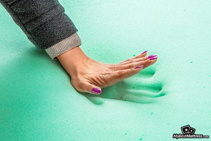 Mattress types: gel memory foam mattress.