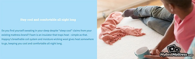 Happsy mattress review: Stay cool and comfortable all night long.