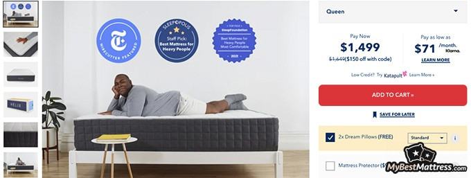 Helix Plus mattress review: Helix Plus mattress page. Helix Plus mattress review: Helix Plus mattress page.