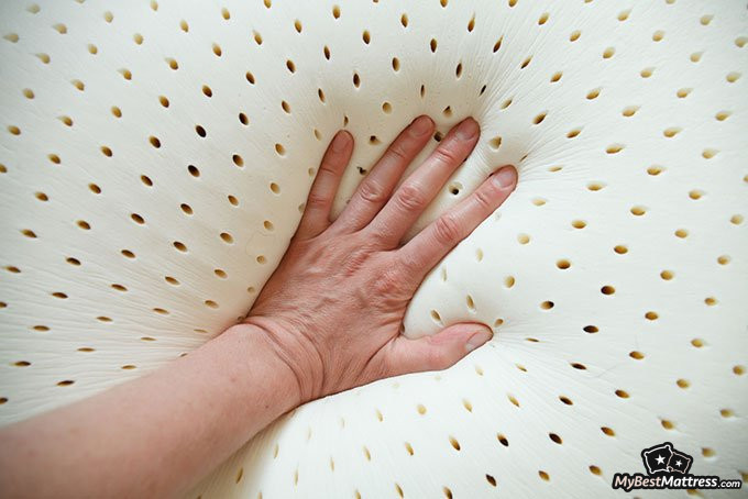 Mattress types: latex mattress.