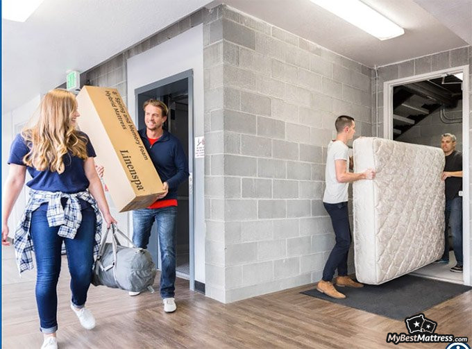 Linenspa mattress review: mattress delivery Linenspa mattress review: mattress delivery