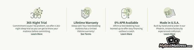 Love & Sleep mattress review: information on the 365-night trial and warranty Love & Sleep mattress review: information on the 365-night trial and warranty