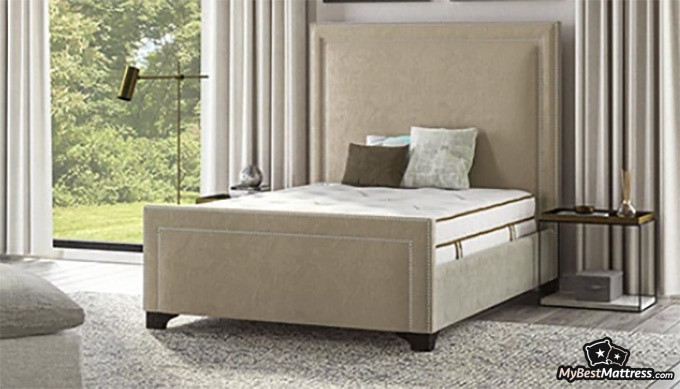 Luma Mattress Review: Saatva latex hybrid mattress.