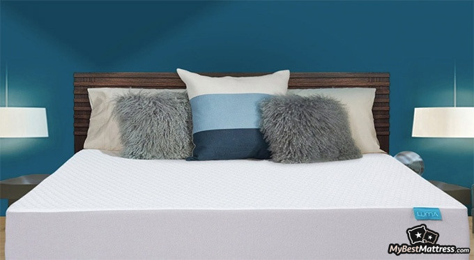 Luma Mattress Review: the mattress all set up.