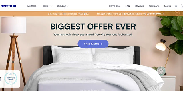 Nectar reviews: homepage Nectar reviews: homepage