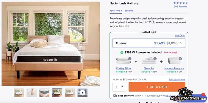 Nectar Lush mattress review: the Lush mattress.