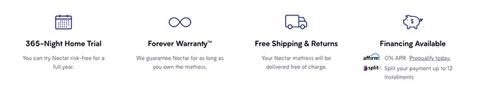 Nectar Premier Mattress Reviews: different policies.