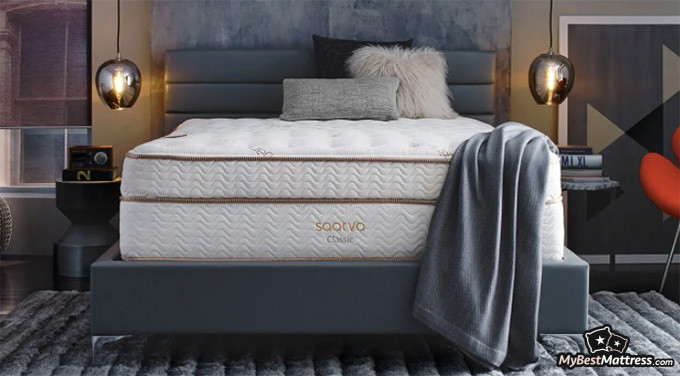 Nectar Premier Mattress Reviews: Saatva Classic mattress.