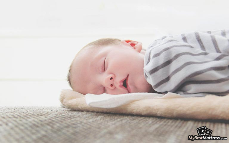Night terrors in children: a baby sleeping. Night terrors in children: a baby sleeping.