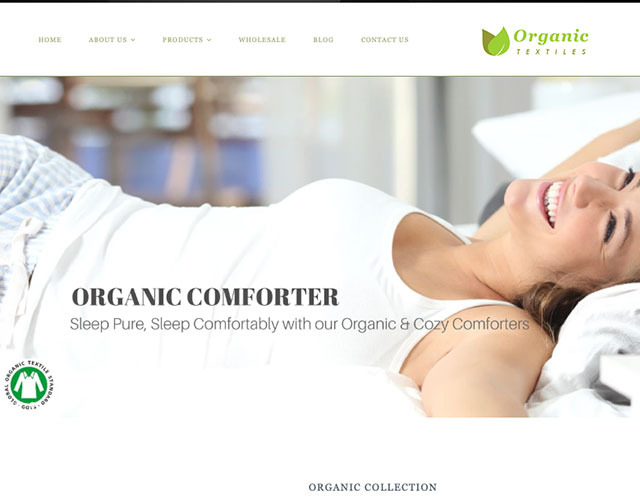 OrganicTextiles wool mattress pad review: homepage OrganicTextiles wool mattress pad review: homepage