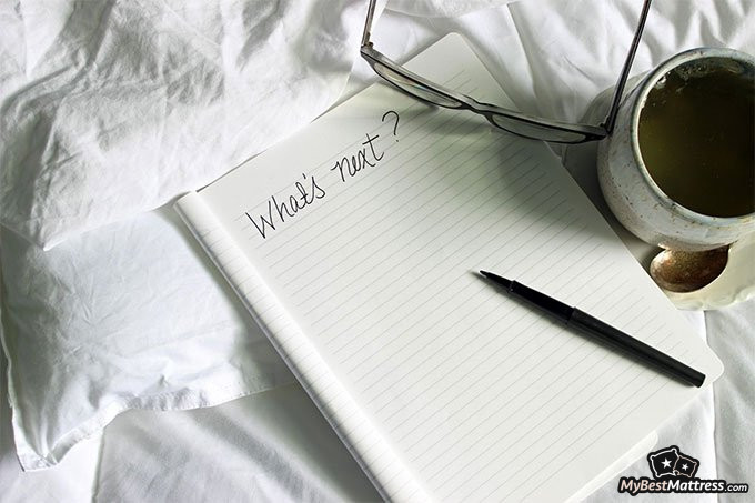 How to fix sleep schedule: plan book with writing 