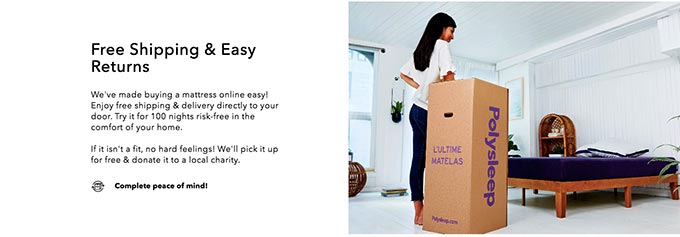Polysleep review: shipping and returns. Polysleep review: shipping and returns.
