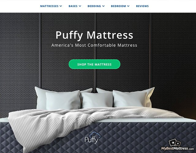 Puffy Mattress Protector review: homepage Puffy Mattress Protector review: homepage