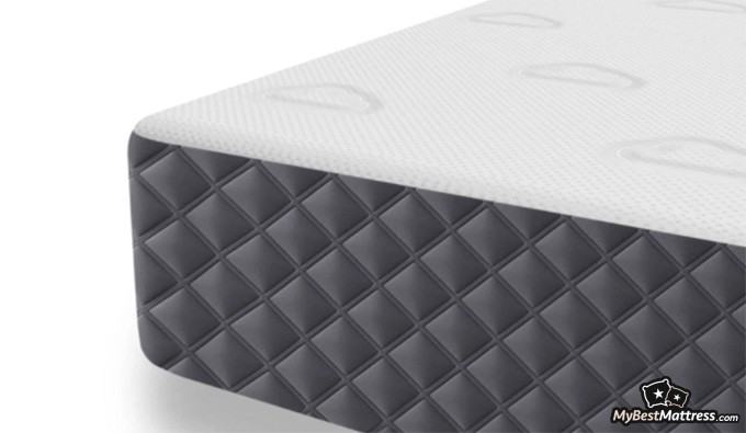 Puffy Lux Mattress Review: the edge of the Puffy Lux mattress. Puffy Lux Mattress Review: the edge of the Puffy Lux mattress.
