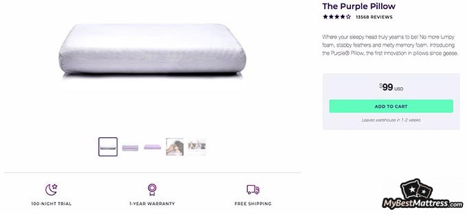 Purple pillow review: the Purple pillow. Purple pillow review: the Purple pillow.