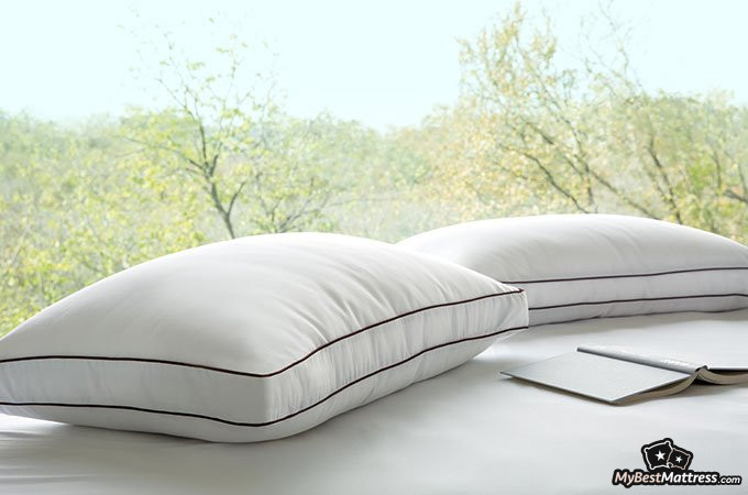 Saatva pillow review: two Saatva's pillows