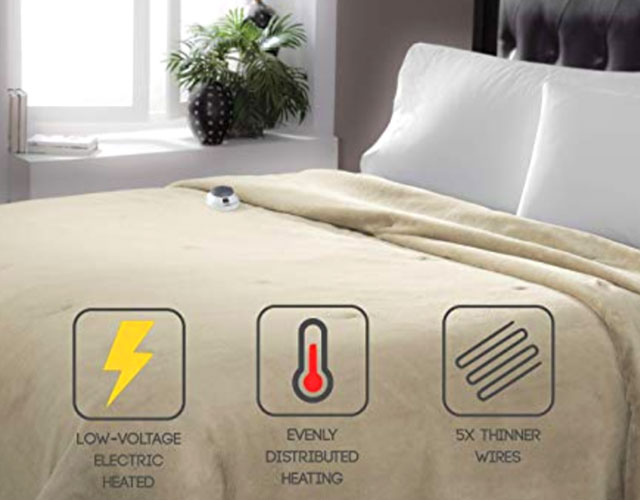 Serta Luxe Plush Fleece Electric Throw: product image Serta Luxe Plush Fleece Electric Throw: product image