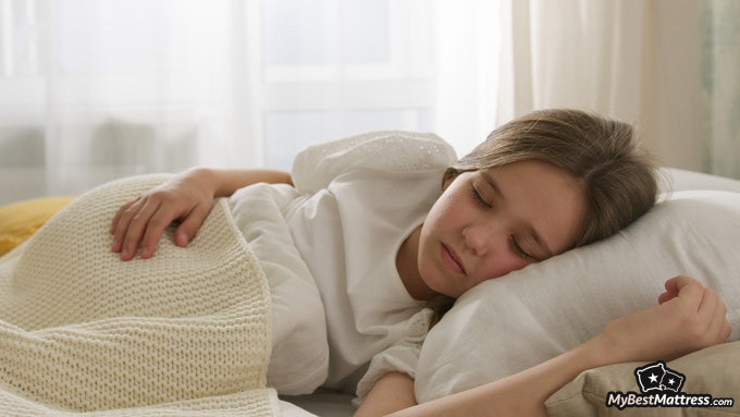 Sleep hallucinations: asleep teenager Sleep hallucinations: asleep teenager