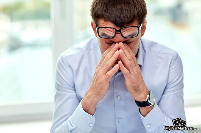 How to stop nightmares: man stressed