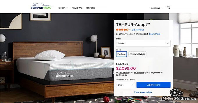 Tempurpedic Mattress Firmness Chart