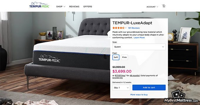 TempurPedic reviews: Tempur-LuxeAdapt TempurPedic reviews: Tempur-LuxeAdapt