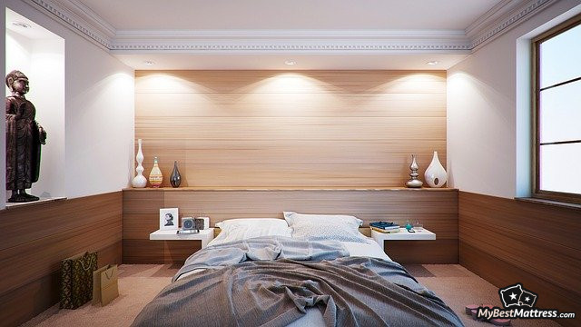 Tuft and Needle mattress reviews: a cool-looking bedroom.