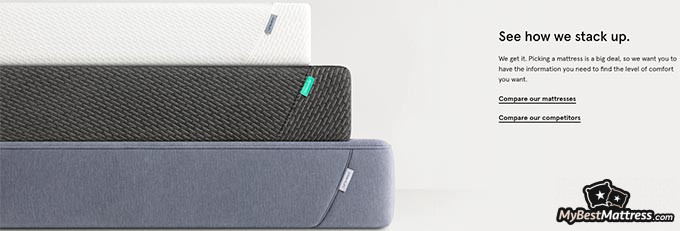 Tuft and Needle VS Casper: Tuft and Needle mattresses.