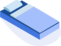 Mattress size: twin.