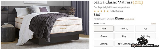 What is Parasomnia: Saatva Classic mattress What is Parasomnia: Saatva Classic mattress