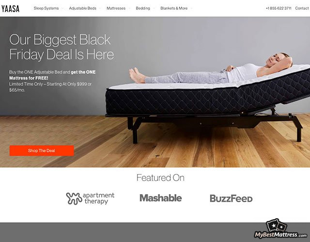 Yaasa Adjustable Bed: homepage Yaasa Adjustable Bed: homepage