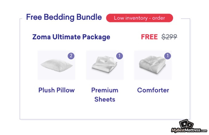 Zoma mattress reviews: bedding bundle Zoma mattress reviews: bedding bundle